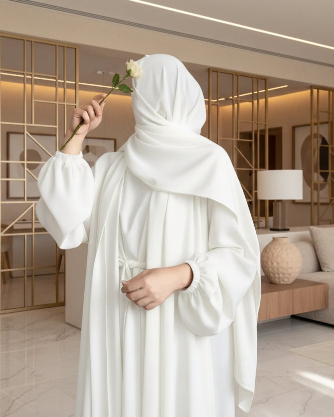 Solid Abaya for Everyday Wear, product view 6