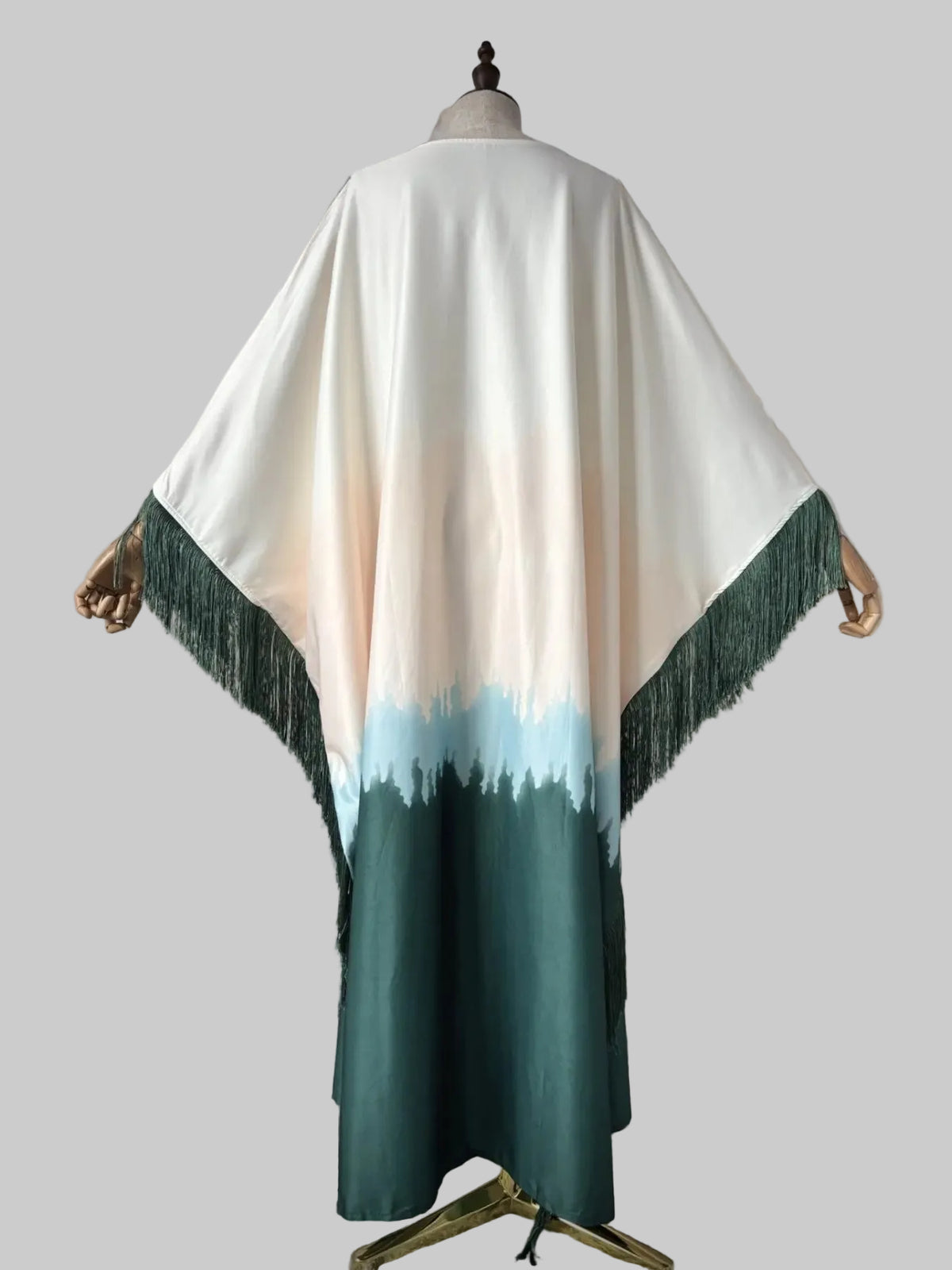 Ombre Long-Sleeve Modest Maxi Dress for Eid, product view 5