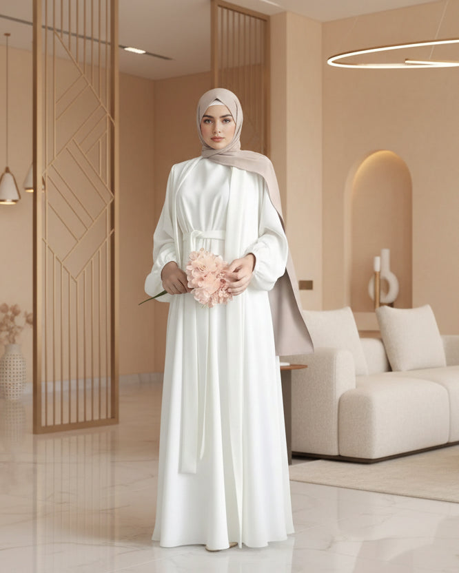 Solid Abaya for Everyday Wear, product view 4